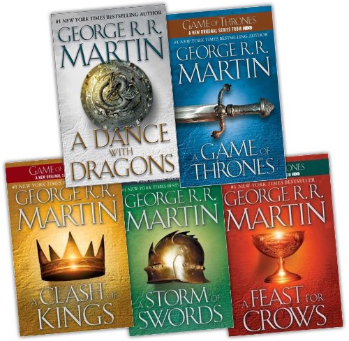 a song of ice and fire (box of 7 bks)