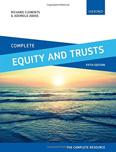 complete equity and trusts: text, cases & materials 5/ed