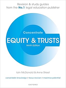 concentrate: equity & trusts 9ed