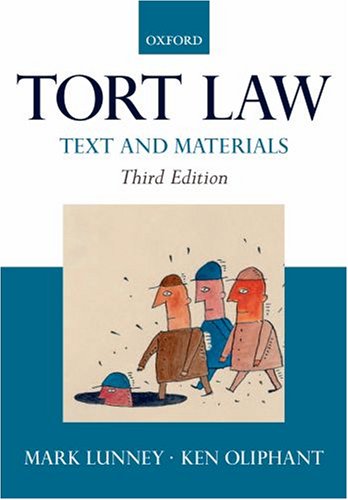 tort law - text & materials 3/ed