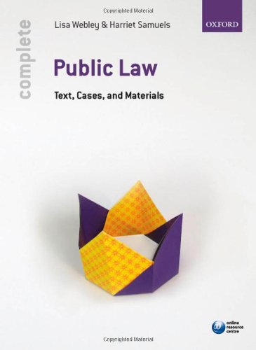 complete public law - text, cases & materials