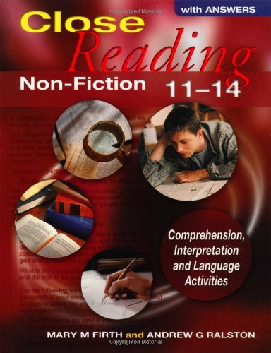 close reading - non-fiction 11-14