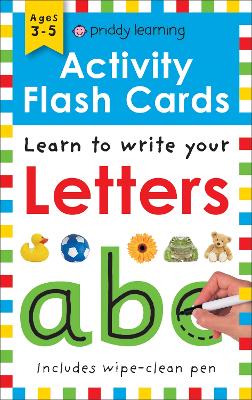 wipe clean flashcards letters