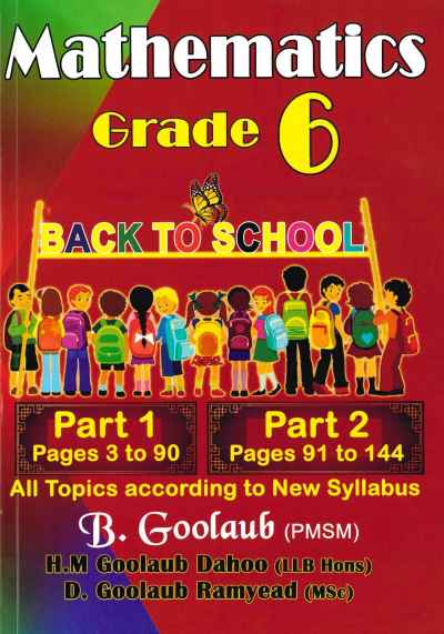 MATHEMATICS WORKBOOK NEW SYLLABUS GRADE 6