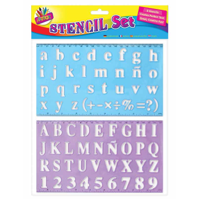 tallon alphabet stencil set (1071)
