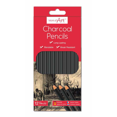 tallon 12 charcoal pencils (5148)