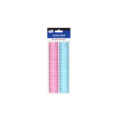 tallon plastic ruler 15cm bl-2