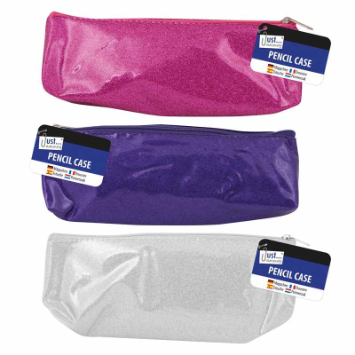 glitter pencil case 6855