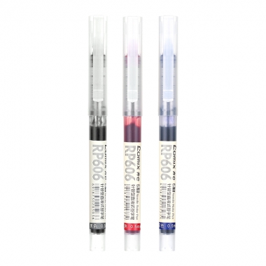 COMIX NEEDLE RED BLUE PEN 0.5 MM