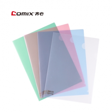 COMIX L-SHAPE FOLDER A4 WHITE E310