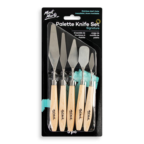 mm stainless palette knife set 5pc
