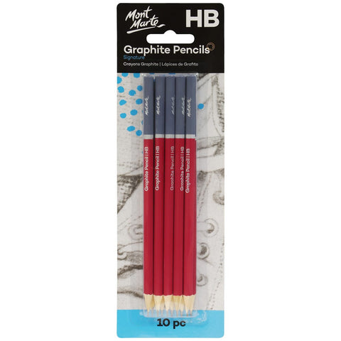 MM GRAPHITE PENCILS HB 10PC