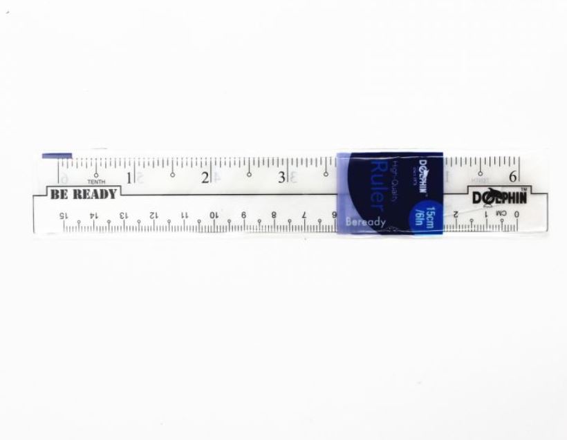straight ruler 6'-15cm