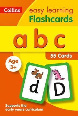 collins easy learning flashcards abc age 3+