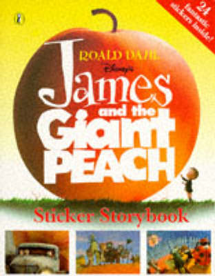 james and the giant peach sticker story book