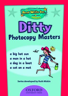 rwi phonics: ditty photocopy masters