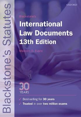 blackstone's international law documents 13 ed