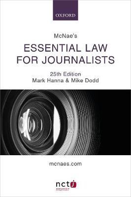 mcnae's essential law for journalists 25/ed