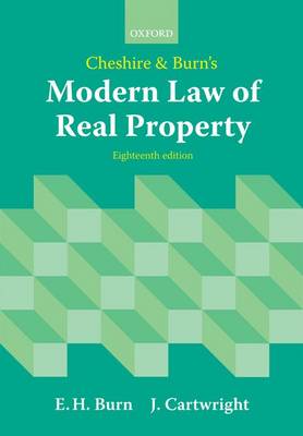 cheshire & burn's modern law of real property 18/e